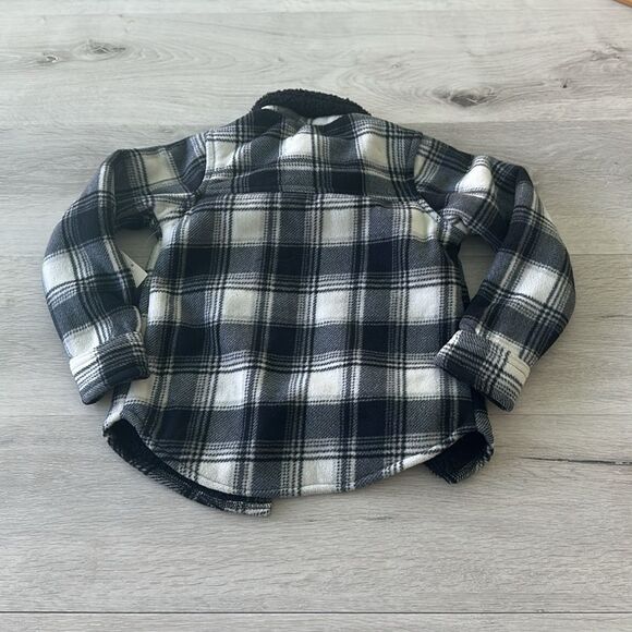 Original Weatherproof Vintage Sherpa Lined Plaid Shirt Jacket Black 4 NWT - Picture 2 of 4